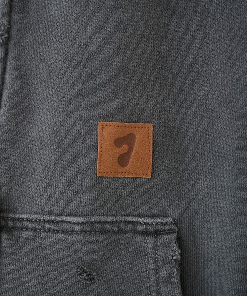 JIEDA(ジエダ)の「【JieDa】DAMAGE PATCH ZIP HOODIE(パーカー・メンズ・ブラウン/ブラック・2/1)」の16枚目の写真