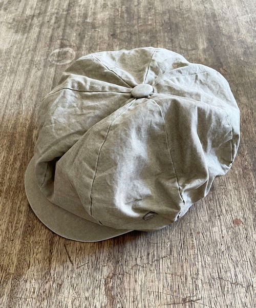 SPINNS（スピンズ）の「古着風キャスケット/シンプル/無地（キャスケット・メンズ・ブラック/ベージュ・ONESIZE）」の9枚目の写真