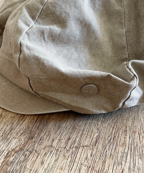 SPINNS（スピンズ）の「古着風キャスケット/シンプル/無地（キャスケット・メンズ・ブラック/ベージュ・ONESIZE）」の10枚目の写真