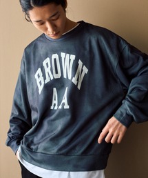 Firsthand | Firsthand/ファーストハンド ヴィンテージ フェイクプリント クルーネックスウェット(スウェット)