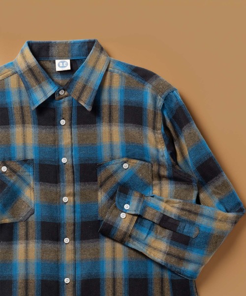 BAYBLO(ベイブロ)の「(SA) ビエラ 長袖 チェック シャツ(シャツ/ブラウス・メンズ・グリーン系その他/グリーン系その他2/ブルー系その他/ブラウン系その他3/レッド系その他/ブラウン系その他/ブラック系その他2/ブルー系その他2/グレー系その他/ブルー系その他3/ブラウン系その他4/ブルー系その他4/ブラック系その他/ブラウン系その他2/オレンジ系その他/ブラック系その他3・M/L/LL)」の12枚目の写真