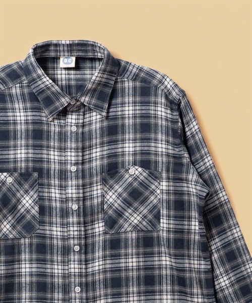 BAYBLO(ベイブロ)の「(SA) ビエラ 長袖 チェック シャツ(シャツ/ブラウス・メンズ・グリーン系その他/グリーン系その他2/ブルー系その他/ブラウン系その他3/レッド系その他/ブラウン系その他/ブラック系その他2/ブルー系その他2/グレー系その他/ブルー系その他3/ブラウン系その他4/ブルー系その他4/ブラック系その他/ブラウン系その他2/オレンジ系その他/ブラック系その他3・M/L/LL)」の14枚目の写真