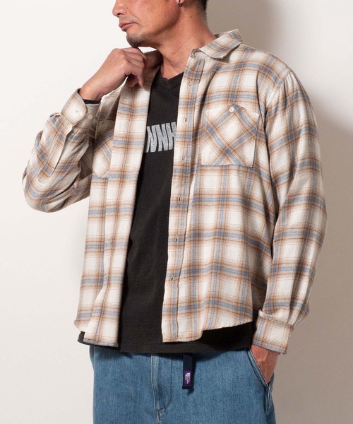 BAYBLO(ベイブロ)の「(SA) ビエラ 長袖 チェック シャツ(シャツ/ブラウス・メンズ・グリーン系その他/グリーン系その他2/ブルー系その他/ブラウン系その他3/レッド系その他/ブラウン系その他/ブラック系その他2/ブルー系その他2/グレー系その他/ブルー系その他3/ブラウン系その他4/ブルー系その他4/ブラック系その他/ブラウン系その他2/オレンジ系その他/ブラック系その他3・M/L/LL)」の18枚目の写真