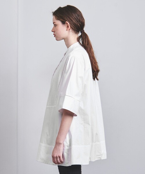 Pheeta（フィータ）の「＜Pheeta＞Trinity チュニックシャツ/PH013C-66（シャツ/ブラウス・レディース・ホワイト/ブラック・FREE）」の5枚目の写真