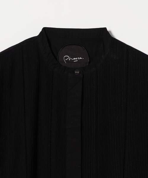 Pheeta（フィータ）の「＜Pheeta＞Trinity チュニックシャツ/PH013C-66（シャツ/ブラウス・レディース・ホワイト/ブラック・FREE）」の8枚目の写真