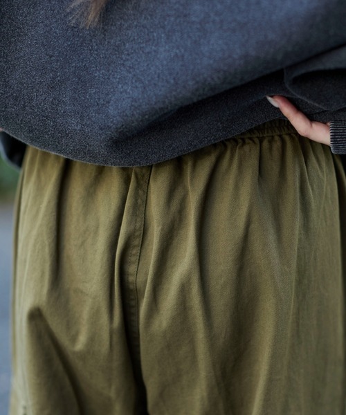 WEGO（ウィゴー）の「WEGO/ツイルイージーカーゴパンツ（カーゴパンツ・レディース・カーキ/その他1/ブラック・X-SMALL/MEDIUM/SMALL）」の16枚目の写真