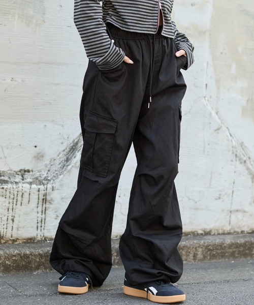 WEGO（ウィゴー）の「WEGO/ツイルイージーカーゴパンツ（カーゴパンツ・レディース・カーキ/その他1/ブラック・X-SMALL/MEDIUM/SMALL）」の20枚目の写真