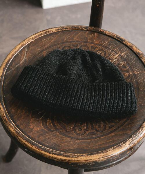 URBAN RESEARCH DOORS（アーバンリサーチドアーズ）の「BIG WOOLMIX KNIT CAP（ニットキャップ/ビーニー・メンズ・ブラウン/ブラック/グレー系その他・-）」の2枚目の写真