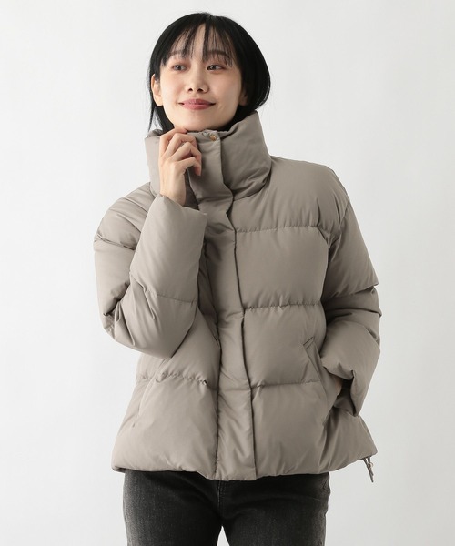 FOUND GOOD（ファウンドグッド）の「スタンドダウンJK（ダウンジャケット/コート・レディース・ブラウン系3/アイボリー/ブラック・S/L/M）」の12枚目の写真