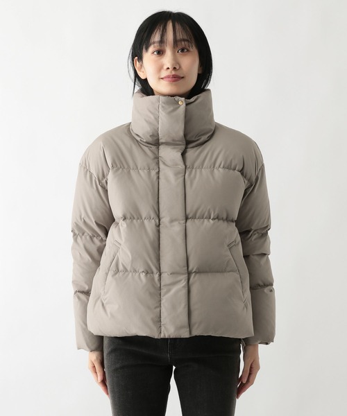 FOUND GOOD（ファウンドグッド）の「スタンドダウンJK（ダウンジャケット/コート・レディース・ブラウン系3/アイボリー/ブラック・S/L/M）」の13枚目の写真