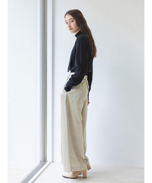 so4u(ソーフォーユー)の「サテンタックワイドパンツ(その他パンツ・レディース・キナリ/ベージュ・S/M)」の17枚目の写真