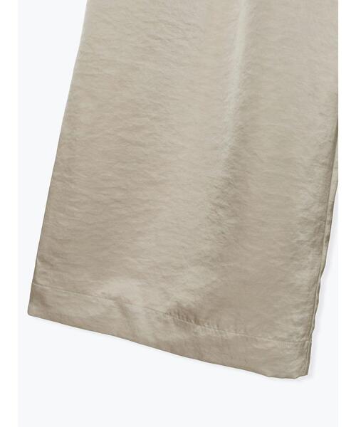 so4u(ソーフォーユー)の「サテンタックワイドパンツ(その他パンツ・レディース・キナリ/ベージュ・S/M)」の5枚目の写真