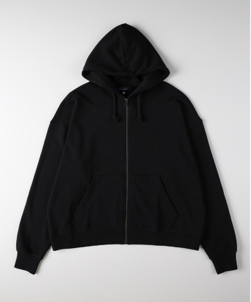 BACK NUMBER】スウェットジップパーカー (ヘビーオンス/フロントジップ
