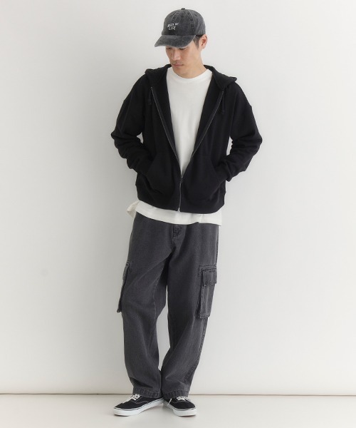 セール】【BACK NUMBER】スウェットジップパーカー (ヘビーオンス