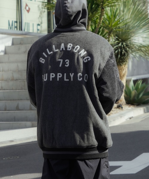 BILLABONG（ビラボン）の「BILLABONG メンズ MELTON STADIUM ジャケット 【2025年秋冬モデル】 @autumn/ビラボンスタジャン(スタジアムジャケット)（ブルゾン・メンズ・ブラック/インディゴブルー・X-LARGE/LARGE/MEDIUM/SMALL）」の19枚目の写真