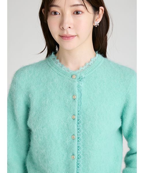 レーストリミングニットカーディガン（カーディガン/ボレロ）｜CELFORD