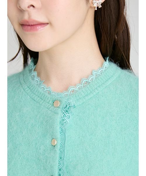 レーストリミングニットカーディガン（カーディガン/ボレロ）｜CELFORD