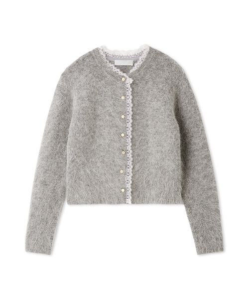 レーストリミングニットカーディガン（カーディガン/ボレロ）｜CELFORD