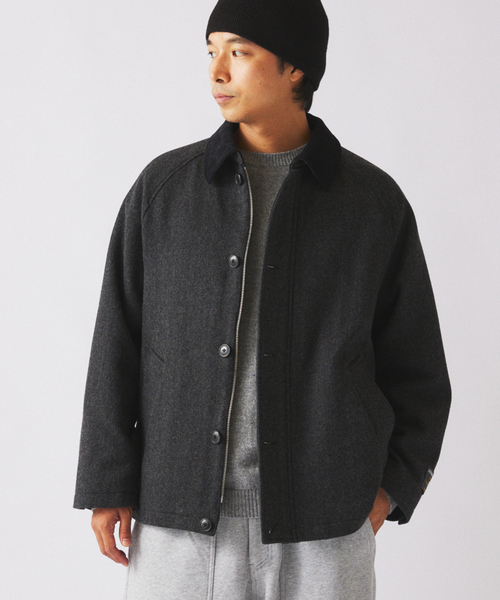 JOURNAL STANDARD relume(ジャーナルスタンダード レリューム)の「ハイランド ウール ハンティング ジャケット(その他アウター・メンズ・オリーブ/チョコ/チャコールグレー/ライトグレー・LARGE/MEDIUM/SMALL)」の21枚目の写真