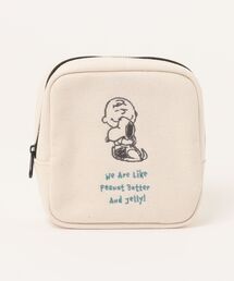 PEANUTS（ピーナッツ）の「PEANUTS/ピーナッツ　モノクロメイトシリーズ　ボックスポーチ（ポーチ）」