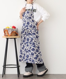 FUNALIVE（ファンアライブ）の「綿麻プリントフルエプロン（エプロン）」