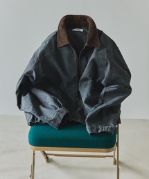 B.C STOCK(ベーセーストック)のOSKR別注 ジップアップミリタリーダックブルゾン(ミリタリージャケット)