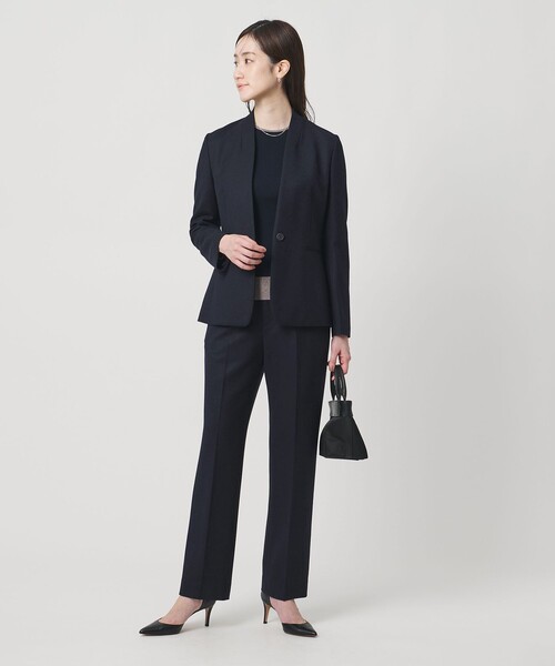 UNITED ARROWS⭐︎ツィードノーカラージャケット ツイードライク ノーカラージャケット（ノーカラージャケット