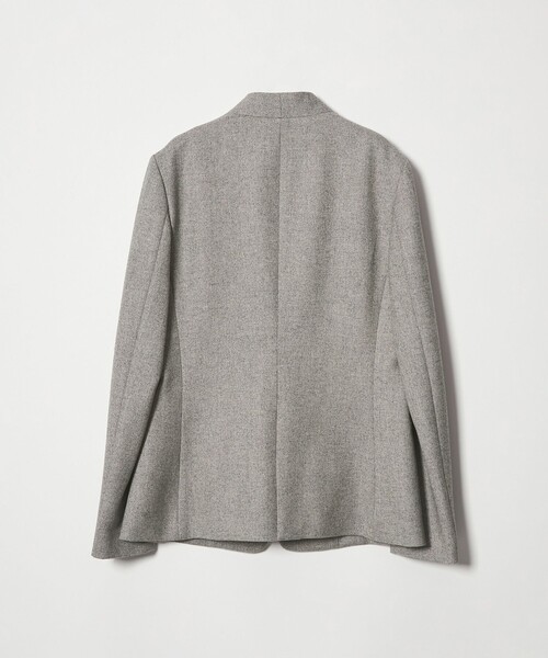 ツイードライク ノーカラージャケット（ノーカラージャケット