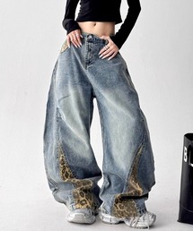 デニムパンツ（レオパード柄）ファッション通販 - ZOZOTOWN