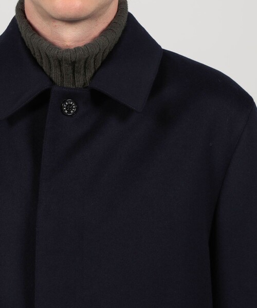 マッキントッシュストームシステム ステンカラーコート8ネイビー Mackintosh（マッキントッシュ） GM-035F ストームシステム ウール