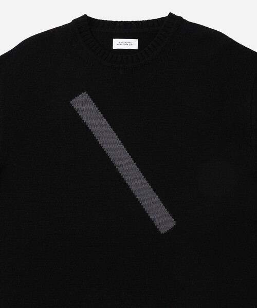 Saturdays NYC（サタデーズ ニューヨークシティ ）の「Greg Slash Sweater（ニット/セーター・メンズ・グリーン/イエロー/ブラック・L/M/S/XL）」の10枚目の写真