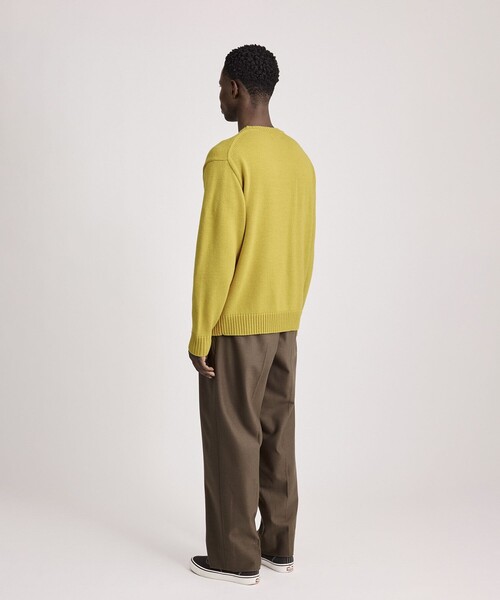 Saturdays NYC（サタデーズ ニューヨークシティ ）の「Greg Slash Sweater（ニット/セーター・メンズ・グリーン/イエロー/ブラック・L/M/S/XL）」の20枚目の写真