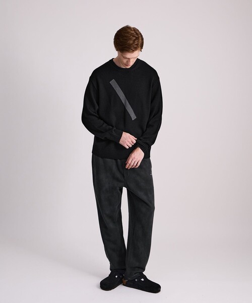 Saturdays NYC（サタデーズ ニューヨークシティ ）の「Greg Slash Sweater（ニット/セーター・メンズ・グリーン/イエロー/ブラック・L/M/S/XL）」の22枚目の写真