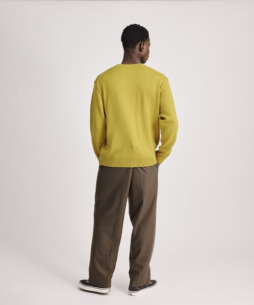 Saturdays NYC（サタデーズ ニューヨークシティ ）の「Greg Slash Sweater（ニット/セーター・メンズ・グリーン/イエロー/ブラック・L/M/S/XL）」の14枚目の写真