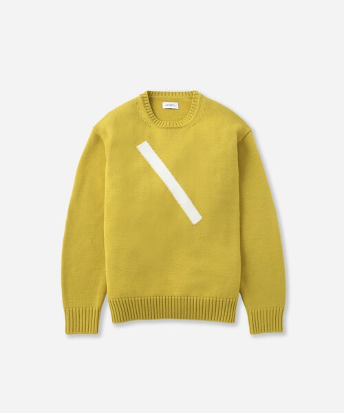 Saturdays NYC（サタデーズ ニューヨークシティ ）の「Greg Slash Sweater（ニット/セーター・メンズ・グリーン/イエロー/ブラック・L/M/S/XL）」の17枚目の写真
