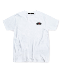 ブラックサークルロゴTシャツホワイト