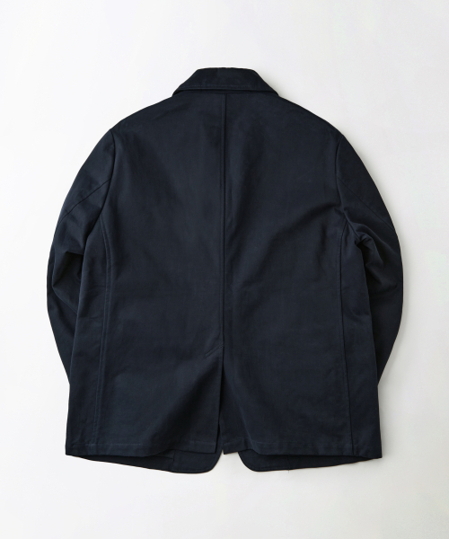 OUTSTANDING(アウトスタンディング)の「HIGH DENSITY COTTON CLASSIC 3-BUTTON JACKET_NAVY(テーラードジャケット・メンズ・その他・SMALL/MEDIUM/LARGE)」の2枚目の写真