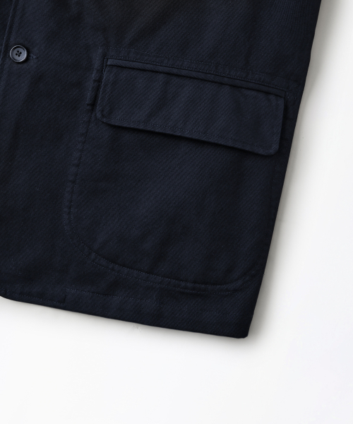 OUTSTANDING(アウトスタンディング)の「HIGH DENSITY COTTON CLASSIC 3-BUTTON JACKET_NAVY(テーラードジャケット・メンズ・その他・SMALL/MEDIUM/LARGE)」の8枚目の写真