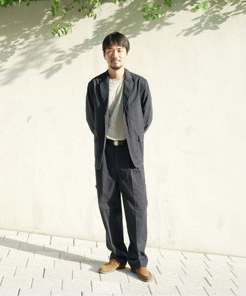 OUTSTANDING(アウトスタンディング)の「HIGH DENSITY COTTON CLASSIC 3-BUTTON JACKET_NAVY(テーラードジャケット・メンズ・その他・SMALL/MEDIUM/LARGE)」の17枚目の写真