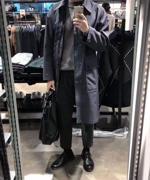 MUSINSA STANDARD（ムシンサスタンダード）の「リラックステーパードヒドゥンバンディングクロップスラックス[ダークグレー]（スラックス・メンズ・その他・30/26/27/28/29/31/32/33/34/36/38/40/42）」の10枚目の写真