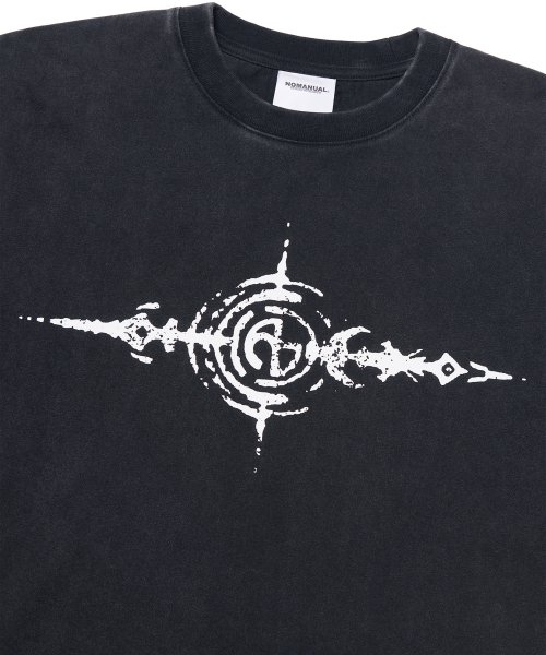 NOMANUAL（NOMANUAL）の「S.G WASHED LONG SLEEVE TEE - WASHED BLACK（Tシャツ/カットソー・レディース・その他・LARGE/MEDIUM/X-LARGE）」の5枚目の写真