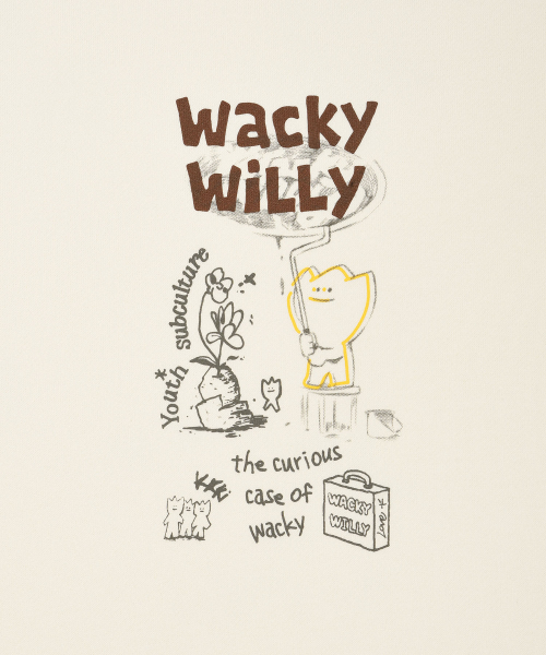 Wacky WiLLy(ワッキーウィリー)の「スプレーグラフィック スウェットクリーム(スウェット・レディース・その他・SMALL/MEDIUM/LARGE/X-LARGE/X-SMALL)」の5枚目の写真