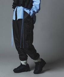 W:Huku | 【W:Huku / ナイロンオックス】キルティング フリル パンツ / Nylon Oxford Quilted Frill Pants(その他パンツ)