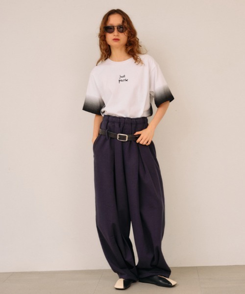 null.(ヌル)の「06th Anniv コラボレーションスウェットパンツ(スウェットパンツ・レディース・ネイビー/ブルー/オートミール・F)」の10枚目の写真