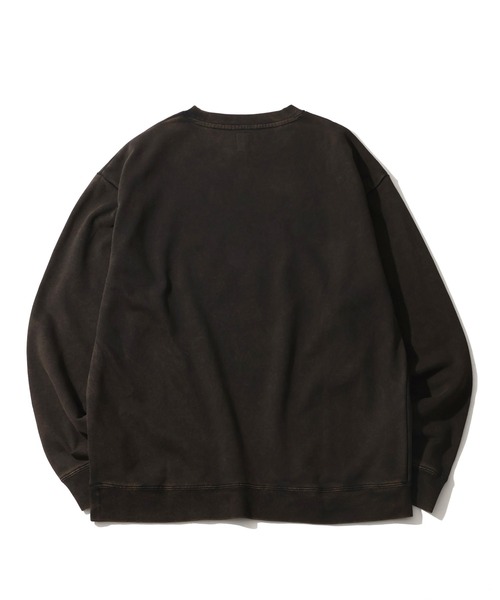 COBMASTER(コブマスター)の「【COBMASTER/コブマスター】裏毛 パウダー加工 焚火クマ カレッジデザイン クルーネック スウェット(スウェット・メンズ・ブラック/オートミール/グリーン・M(38)/L(40)/XL(42))」の14枚目の写真