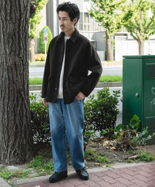 URBAN RESEARCH DOORS（アーバンリサーチドアーズ）の「ニットメルトン パデット ショートコート（その他アウター・メンズ・ブラック/ブラウン・MEDIUM/LARGE）」の19枚目の写真