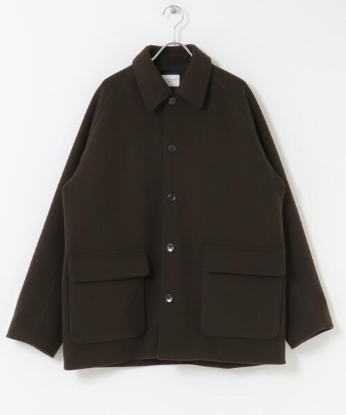 URBAN RESEARCH DOORS（アーバンリサーチドアーズ）の「ニットメルトン パデット ショートコート（その他アウター・メンズ・ブラック/ブラウン・MEDIUM/LARGE）」の20枚目の写真