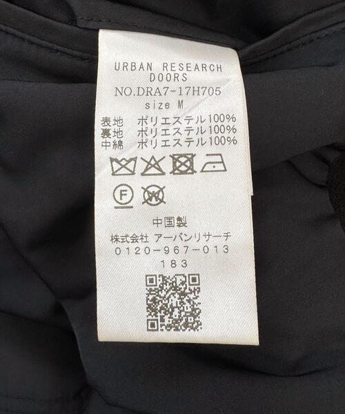 URBAN RESEARCH DOORS（アーバンリサーチドアーズ）の「ニットメルトン パデット ショートコート（その他アウター・メンズ・ブラック/ブラウン・MEDIUM/LARGE）」の6枚目の写真