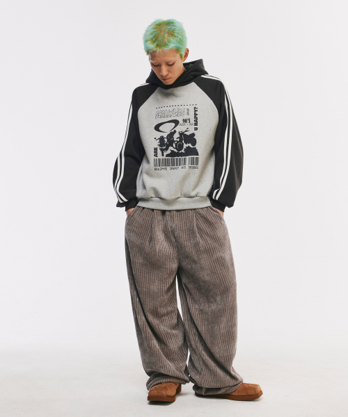 SCALLYWAG（スカリーワグ）の「イージーコーデュロイワイドパンツ[ウォームターフ]（スウェットパンツ・レディース・その他・MEDIUM/LARGE）」の5枚目の写真
