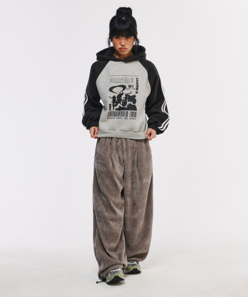 SCALLYWAG（スカリーワグ）の「イージーコーデュロイワイドパンツ[ウォームターフ]（スウェットパンツ・レディース・その他・MEDIUM/LARGE）」の11枚目の写真